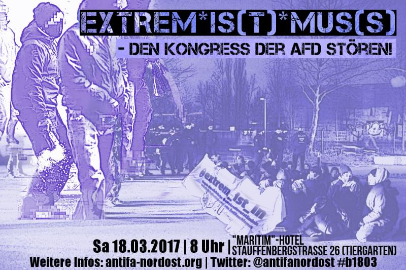 "Extremismus"-Kongress der AfD stören!