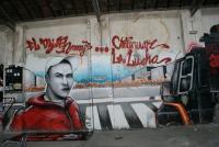 Graffiti in Erinnerung an Carlos