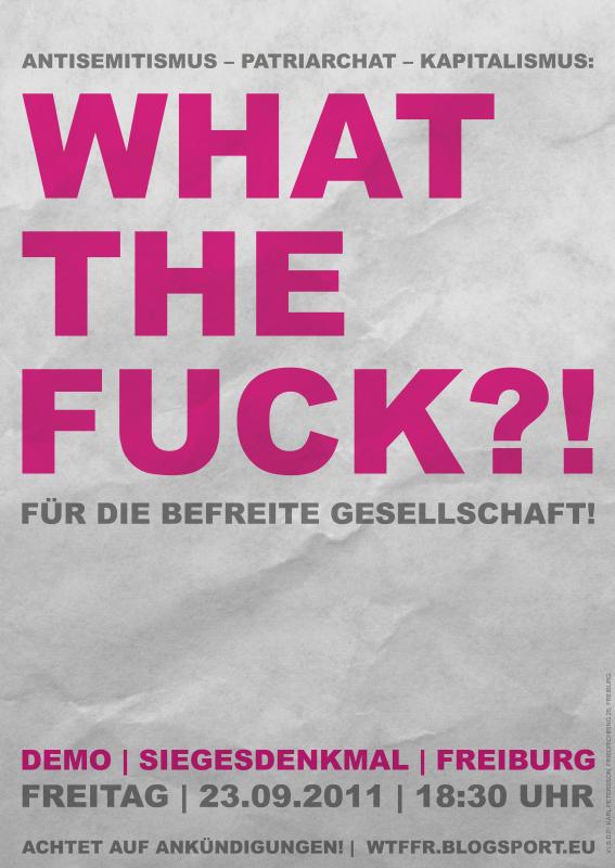 Plakat "What the fuck?!"