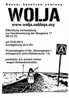 Flyer Wolja 23.4.15