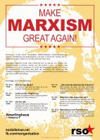 Make Marxism Great Again! - Ankündigung eine Veranstaltungsreihe der Revolutionär Sozialistischen Organisation (RSO)