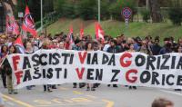 Antifaschistische Kundgebung gegen CasaPound am 19.09.2015 in Gorizia