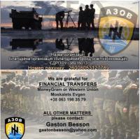 Internationaler Ausbilder: Gaston Besson - Flyer des "Azov"-Bataillons 