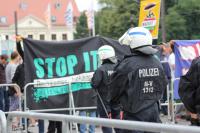 Proteste gegen NPD in Rostock - 4