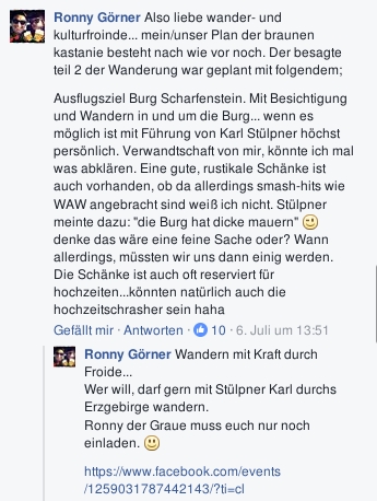 Ronny Görner über Ralph Görner und die "dicken Mauern"