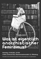 Was ist eigentlich anarchistischer Feminismus? Vortrag & Diskussion