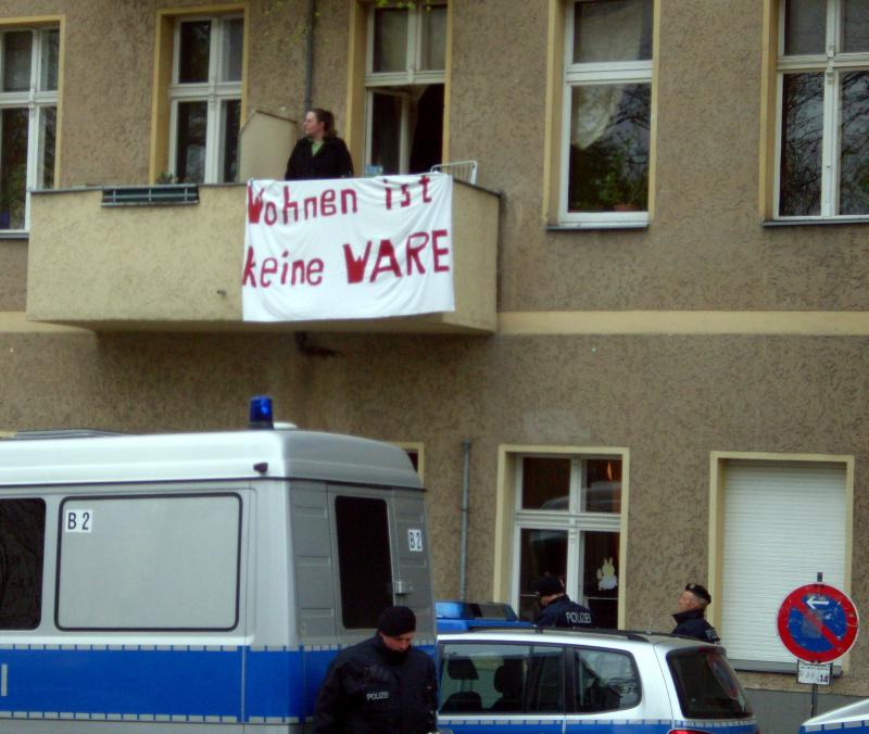 Demo gegen Zwangsräumung 1