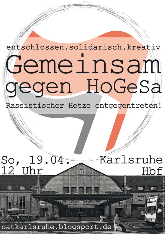 Gemeinsam gegen Hogesa Flyer Vorderseite