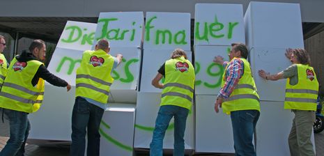 Streik in Rheinberg