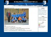 Mike Turau auf der Inter­net­seite des SC-Blau Weiss Schen­ken­dorf, Screen­shot vom 20. Dezember 2014