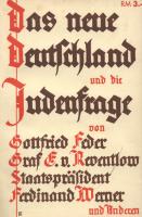 Hasstraktat Gottfried Feders und anderer NS-Autoren (1933)