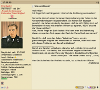 Screenshot des „Nationalsozialisten Privatforum“