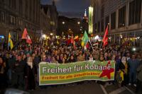 Solidaritätsdemonstration mit Rojava