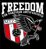 Logo der Kampagne "Freedom for Partizan Antifascists" von Nasa Sprava