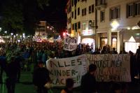 Demo in der Bertoldstraße