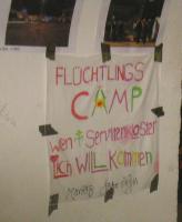 Flüchtlings Protest Camp, Wien, Servitenkloster, Müllnergasse 6 - kommt vorbei!