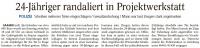 Pressebericht im Gießener Anzeiger, 14.7.2015