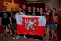 The complete Czech crew to Lyon. From the left: Jiří "Jihik" Smola, Martin "Jakob68" Píša, Pavel Koleček, Lukáš Rod, Vít Mrákota, Jiří Dudák, Tomáš Dubský, Michaela Rodová, Jakub "Prochy" Procházka, Jaroslav Ježdík, Šmoulinka and Petra Dražilová.