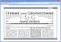 04"Stimme und Gegenstimme" (S&G) des Schweizer Sektenkonzerns, Ausgabe 63/13 (Screenshot)