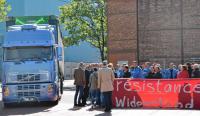 Alstom Mannheim LKW-Blockade