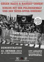 Am 2.Oktober nach Wuppertal! Gegen HoGeSa, Nazis und Rassist*innen! Kein Bock mehr auf Polizeigewalt!