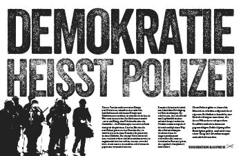 Demokratie heisst Polizei