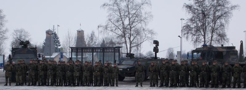 Transpiaktion bei Bundeswehrgelöbnis in Bad Dürrheim 3