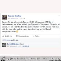 Knieling will nach Mailand...
