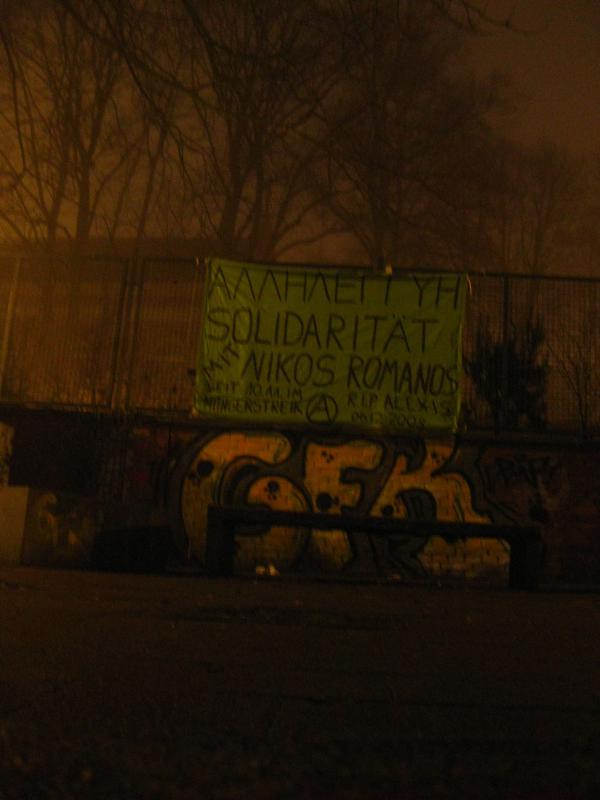 Park Fiction Solidarität mit Niko Romanos 1