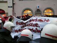 Antifaschistische Demonstration am 14. November 2009 in Freiburg