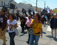 Community Versammlung in West Philly: stoppt Racial Profiling, die School to Prison Pipeline und die Gefängnisindustrie - Free Mumia (April 2014)