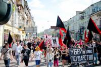 Der AnarchistInnenblock, 1. Mai 2014, Kyiw, Ukraine