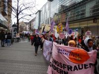 Demo in der Innenstadt