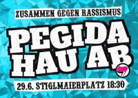 Pegida hau ab