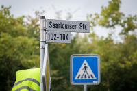 Ehemalige Saarlouiser Straße in Saarlouis-Fraulautern.