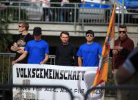 21.9.2013: Kundgebung von NPD und FN Kraichgau in Sinsheim - Fiedler mittendrin