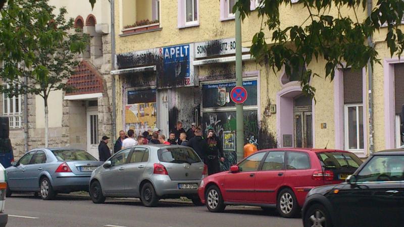 Nazis in der  Lückstraße 58 in Berlin - Lichtenberg