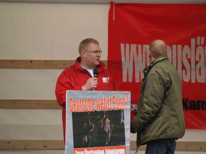 25.10.2008 Bochum -Timo Pradel - NPD Kandidat Märkischer Kreis