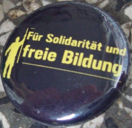 Für Solidarität und freie Bildung