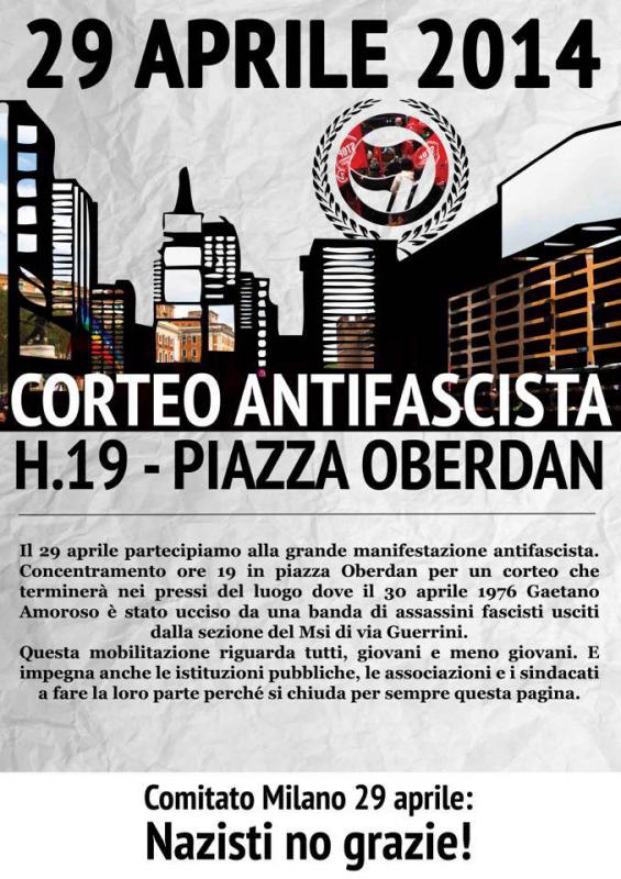 Antifademo am 29.04.2014 in Milano