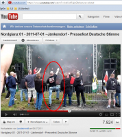 Hitlergruß, Deutsche Stimme Pressefest 2011