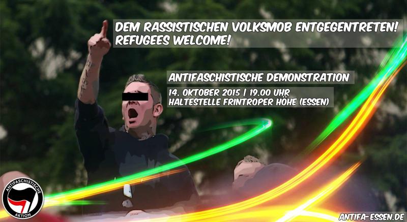 Antifaschistische Demo Essen 14.10.2015
