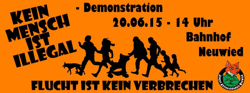 Kein Mensch ist illegal! Demo Neuwied