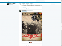 "Roma o Morte", Davide di Stefanos Twitter-Eintrag am 28. Oktober 2014 zum 28. Oktober 1922 - dem "(Operetten-) Marsch auf Rom" von Mussolinis Schwarzhemden