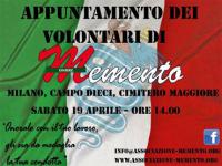 Einladung der faschistischen Associazione Memento (Milano) zur Kranzniederlegung am 19.04.2014