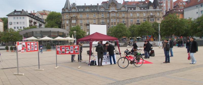 Infotisch Marienplatz