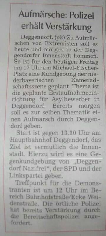 Zeitung Samstag