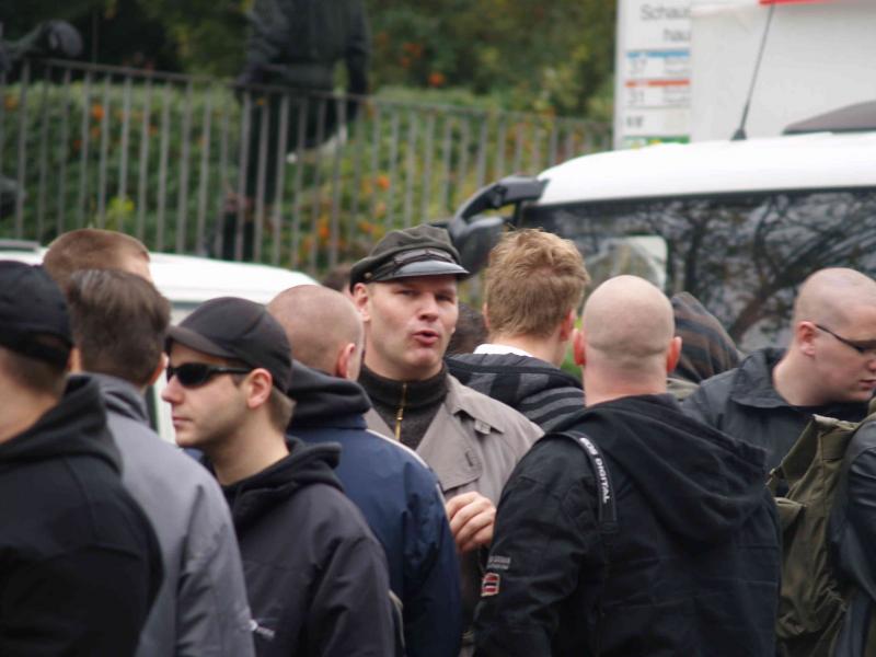 25.10.2008 Bochum - NPD-Demo Thomas Wulff - Mitglied im Bundesvorstand der NPD