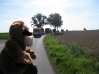 unser mascottchen und der treck