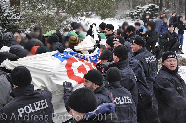 Protest Heidefriedhof 2011